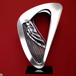 a close up of a decorative object on a stand