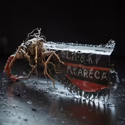 some type of insect sitting on a table