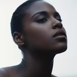 a woman with some kind of makeup on her face