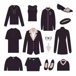 a picture with all different items in it,a black women