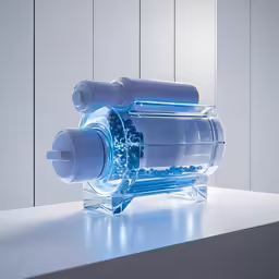 a water powered water mixer is sitting on a counter