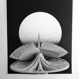 the image is shown in a black and white photo