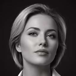 the actress posing in a photo for a magazine