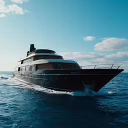 a large boat sailing through a body of water