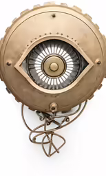 an air - related clock, the design by french artist louis poudt