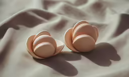there are two egg shells on the sheet