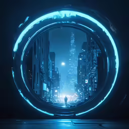 the reflection of a person in a glass orb