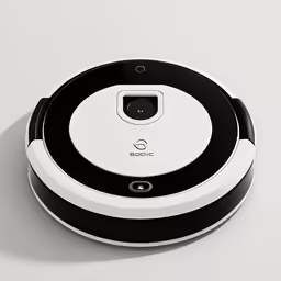 the irobot connected robot with an electronic battery is pictured