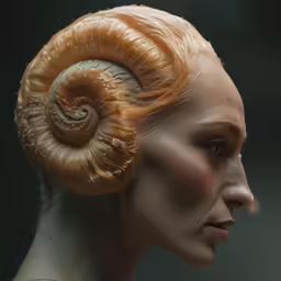 an animal with curled hair that appears to be a ram