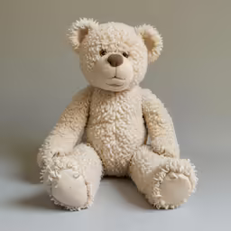this teddy bear looks like it is very soft