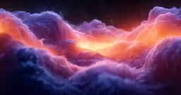 an abstract photo with bright clouds that is flying through the air
