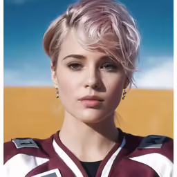 this is a portrait of an attractive woman