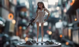 a close up of a toy on a table