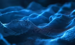 blue, wavy, and slightly blurry digital images