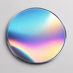 this colorful circular wall plate looks like a modern piece of art