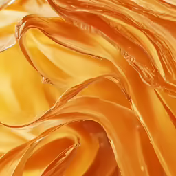 flowing liquid in orange and yellow colors