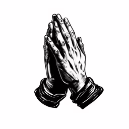 two hands folded with their palms together