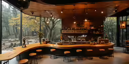 there is an old fashion bar that is in this restaurant