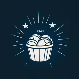 the logo for 544k, the first new website on skyrock