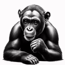 an image of a monkey with big eyes