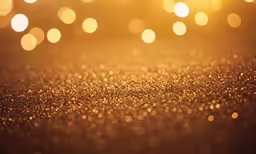 the glittery background is blurred as well as the colors