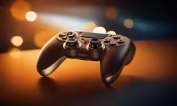 a close - up photo of a playstation controller