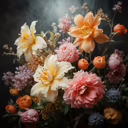 a bunch of flowers that are growing out of a vase