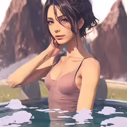 this image has been altered to look like a painting