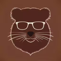 a picture of a mouse wearing some glasses,an animal