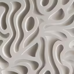 an abstract pattern on a white wall