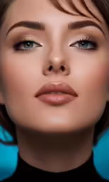 an image of the woman with blue eyes