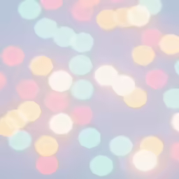 the colored circles are blurry and on display