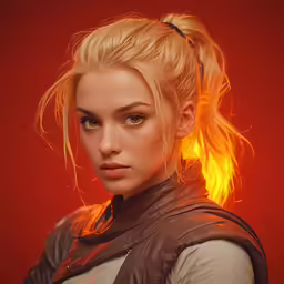 a woman with a messy hair and some piercings