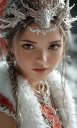 a woman in winter wear posing for a photo