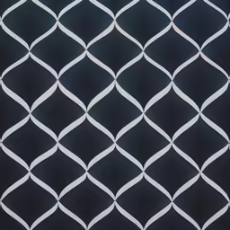 the dark background of an ornamental patterned net