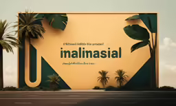 a large wall mural with the name manilasial on it