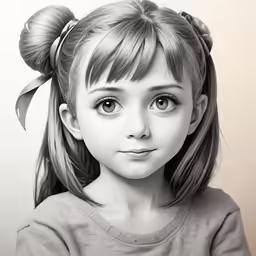 the girl in black and white is dressed up as an infant