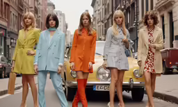 models in suits are shown in this picture