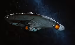 a very unusual object that is flying through the air