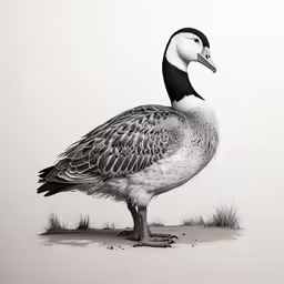 the bird is standing on the ground near the grass