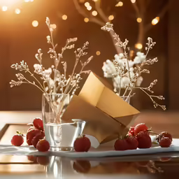 a bunch of strawberries that are on a table