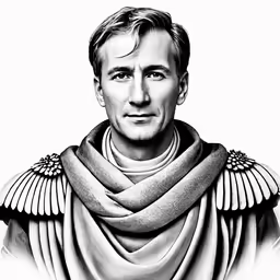 an old time black and white photo of a man wearing a scarf