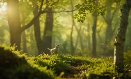 a small white bird is standing in the grass