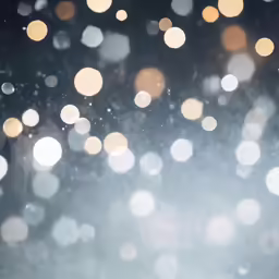 a dark blurry image with lights coming down the middle of it