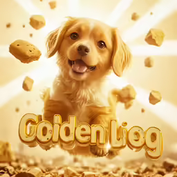 the golden retriever logo for its tv program
