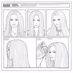 the art and craft of how to draw a person with long hair