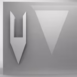 a picture of an arrow and a straight curve
