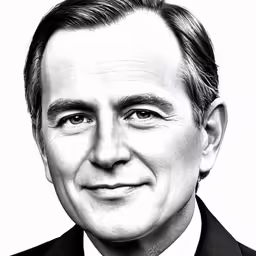 an older man with a suit and tie