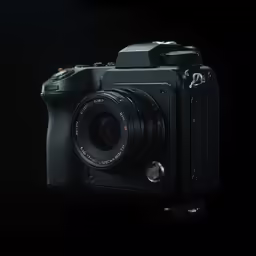 the new blackmake is a black - plated camera in the dark