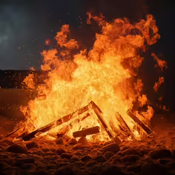 this is an image of an outdoor fire pit